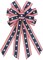 Large Patriotic Bows for Wreath - Memorial Day Red Blue White Stars for Front Door Decoration